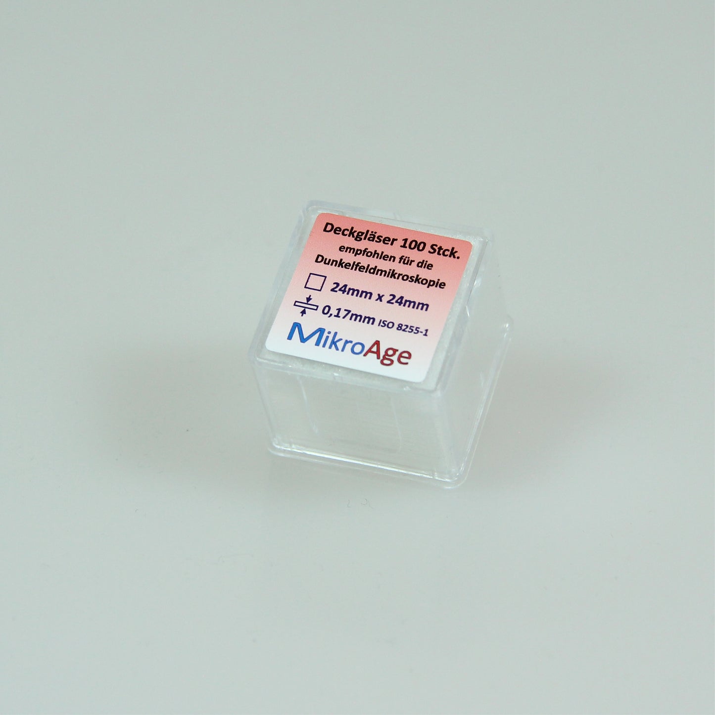 Deckgläser 24mm x 24mm