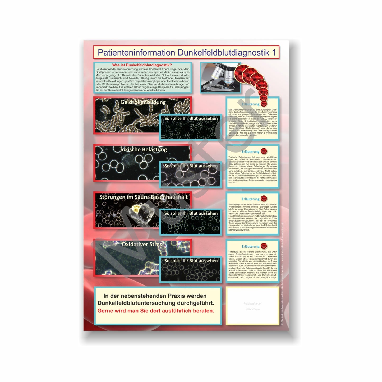 Poster: Patienteninformationen Größe A1