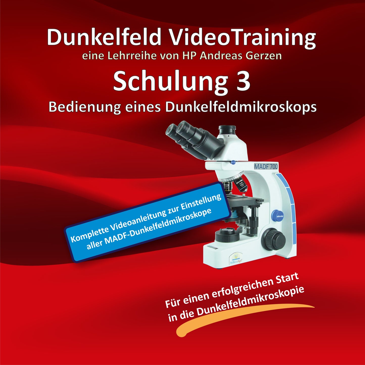Einstellung eines Dunkelfeldmikroskops- Schulung 3