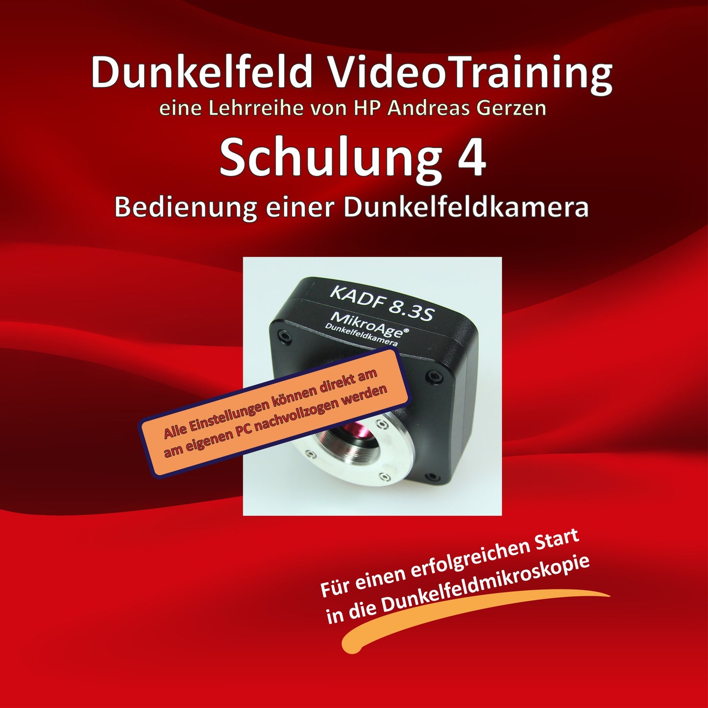 Einstellen einer Dunkelfeldkamera- Schulung 4